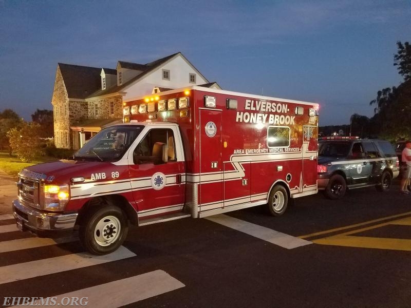 Station 89 participates in Elverson Halloween Parade Elverson