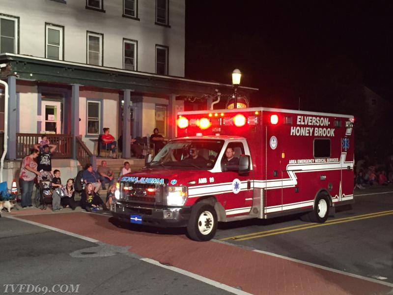 Station 89 participates in Elverson Halloween Parade Elverson