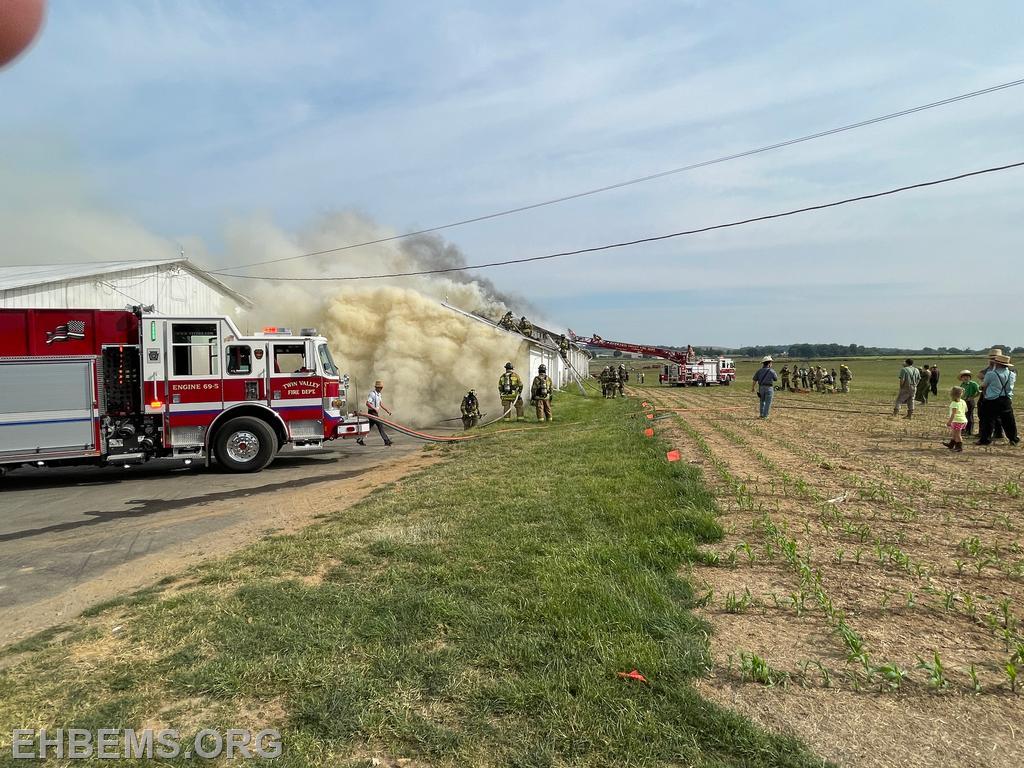 2 Alarm Building Fire In Caernarvon Township Lancaster County ...