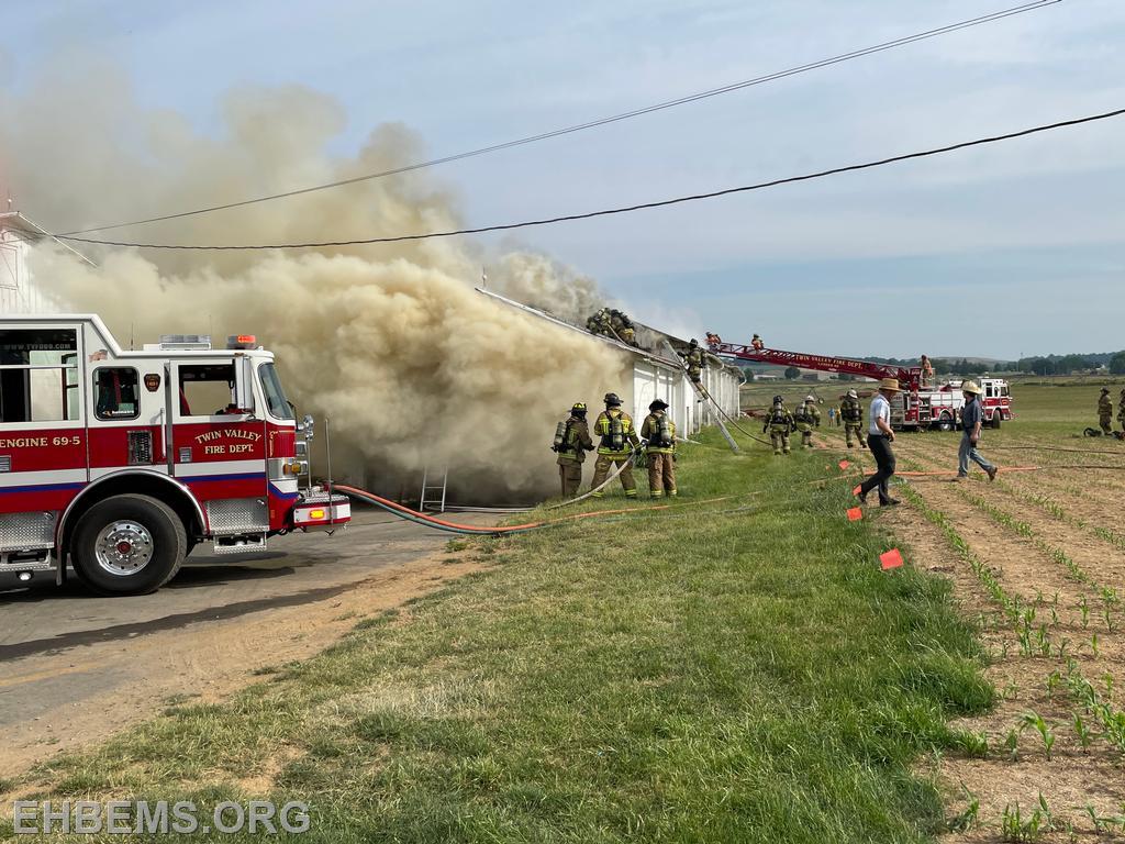 2 Alarm Building Fire In Caernarvon Township Lancaster County ...