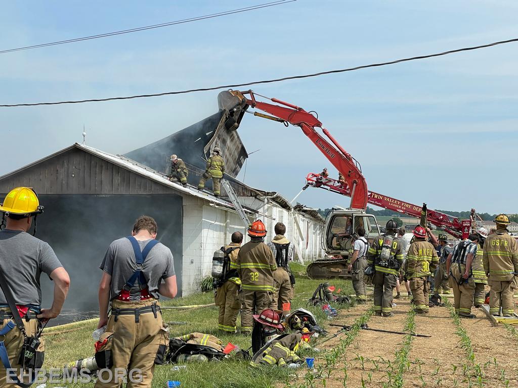 2 Alarm Building Fire In Caernarvon Township Lancaster County ...